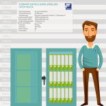 Format Office Data Star 240 Datentresor mit Schlüsselschloss