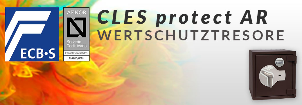 ECB-S Zertifikat für Serie CLES protect AR